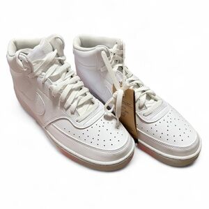 Nike Court Vision Mid White Shoes